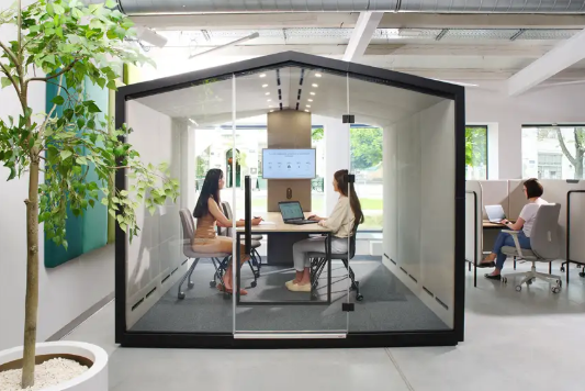 Noise-Canceling Office Pods for Remote Workers