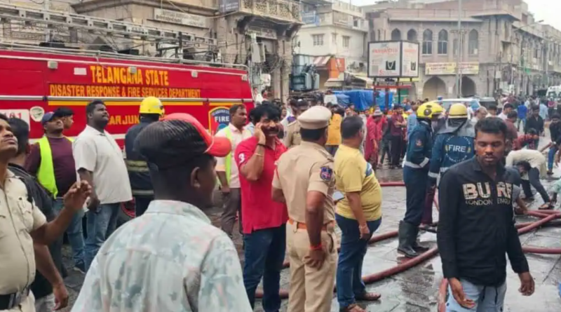 Hyderabad Charminar Fire Accident 17 Dead, Probe Ordered Into Safety Violations