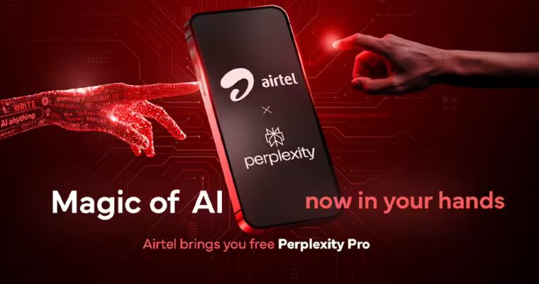 Airtel Announces Free One-Year Subscription to Perplexity Pro AI for Its Users