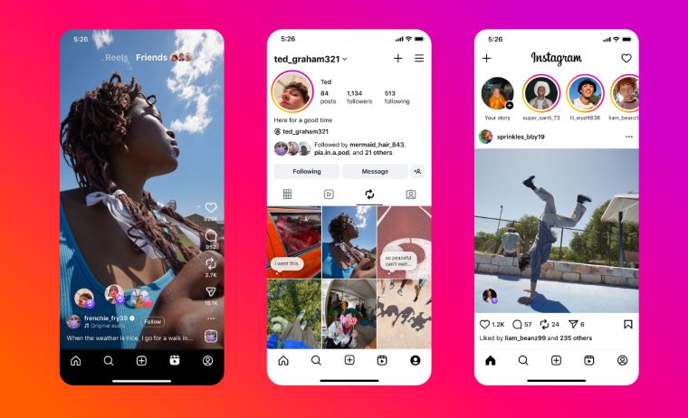 Instagram Adds Reposts, Friend Map & “Friends” Tab to Reels