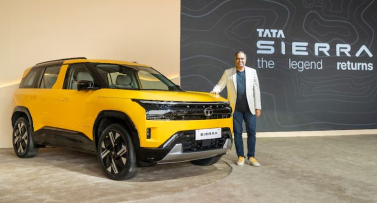 Tata Sierra Makes a Grand Return: SUV Relaunch Scheduled for November 25, 2025