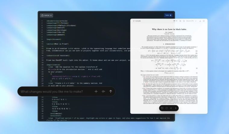 OpenAI Introduces ChatGPT Prism: A Free AI Workspace for Scientific Writing and Collaboration