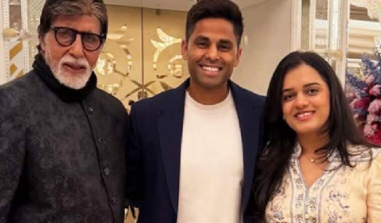 Suryakumar Yadav Meets Amitabh Bachchan at Mumbai Event; Reflects on Return to Cricket Form