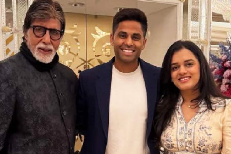 Suryakumar Yadav Meets Amitabh Bachchan at Mumbai Event; Reflects on Return to Cricket Form