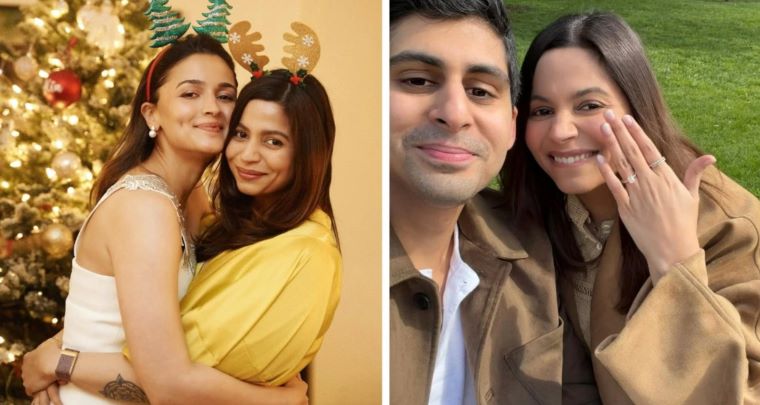 Alia Bhatt Gets Emotional at Shaheen Bhatt’s Engagement to Ishaan Mehra: Viral Reaction Wins Hearts