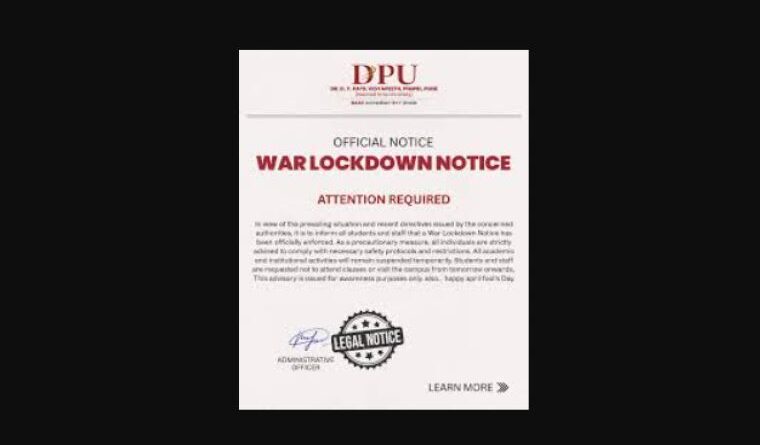 War Lockdown Notice 2026 Viral in India: Truth Behind the Fake Lockdown