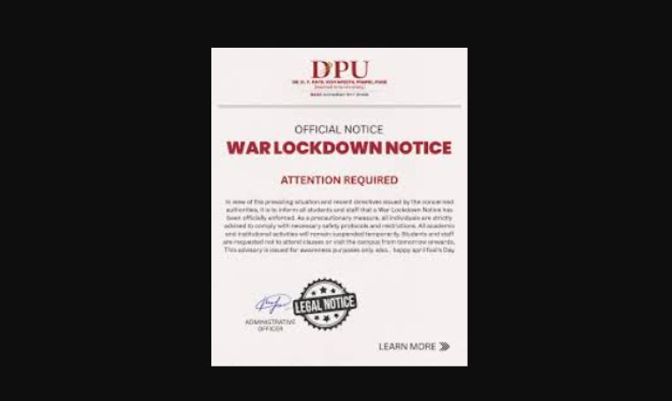 War Lockdown Notice 2026 Viral in India: Truth Behind the Fake Lockdown