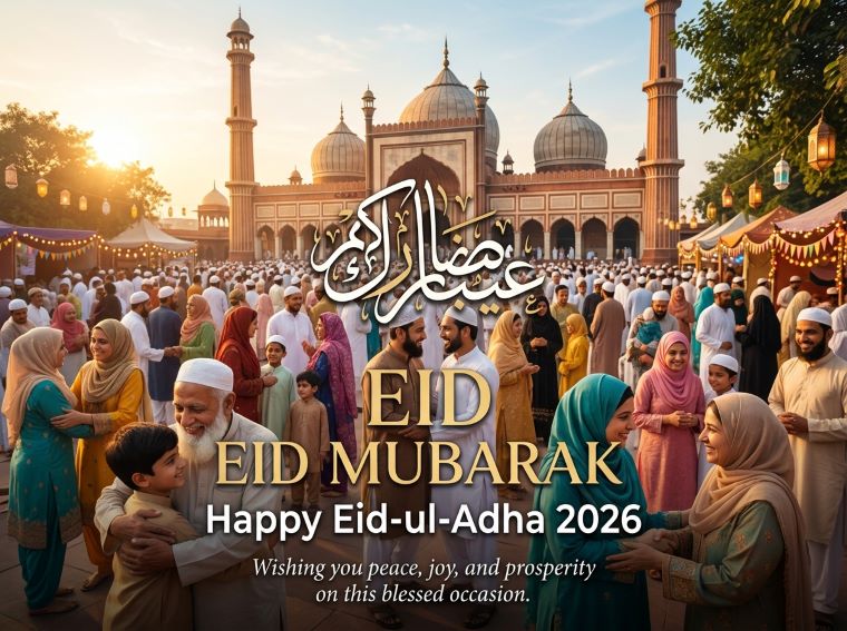 Happy Eid-al-Adha 2026: Best Eid Mubarak Wishes, Messages And Greetings To Share
