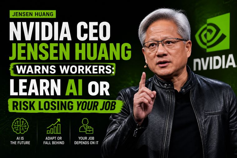 Nvidia CEO Jensen Huang Warns Workers: Learn AI Or Risk Losing Your Job