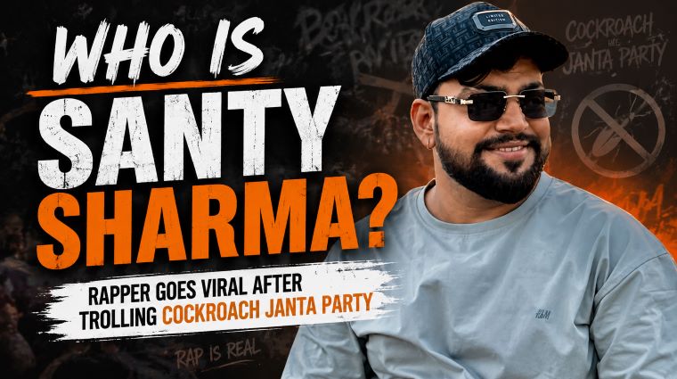 Who Is Santy Sharma? Rapper Goes Viral After Trolling Cockroach Janta Party