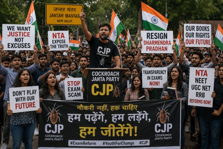 Cockroach Janta Party Protest 2026: Why Thousands of Students Protested at Jantar Mantar