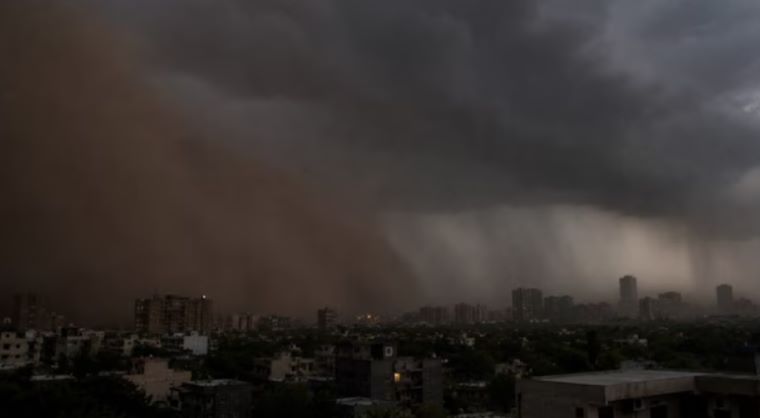 Delhi-NCR Weather Update: Rain and Dust Storm Bring Relief from Scorching Heat, IMD Issues Fresh Alert