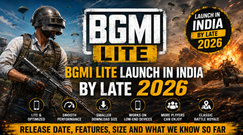 BGMI Lite Launch in India by Late 2026: Release Date, Features, Size and What We Know So Far