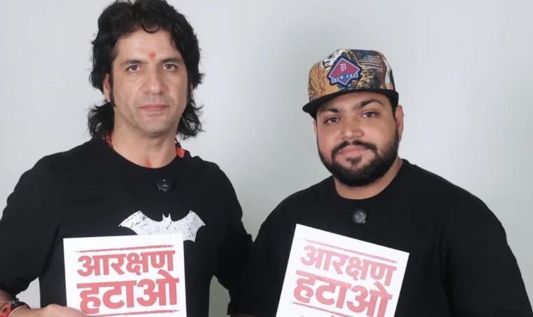 Santy Sharma Unveils ‘Arakshan Hatao – August Kranti’ Campaign