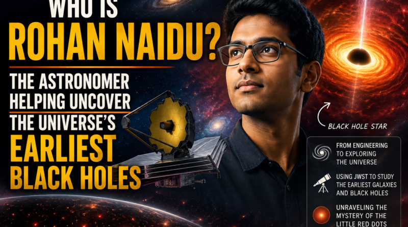 Who Is Rohan Naidu The Astronomer Helping Uncover the Universe’s Earliest Black Holes