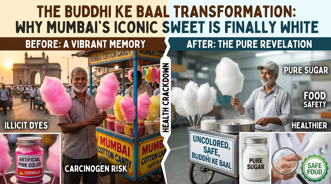 Why Mumbai’s Famous Buddhi Ke Baal Has Turned White — And the FDA Officer Behind the Crackdown