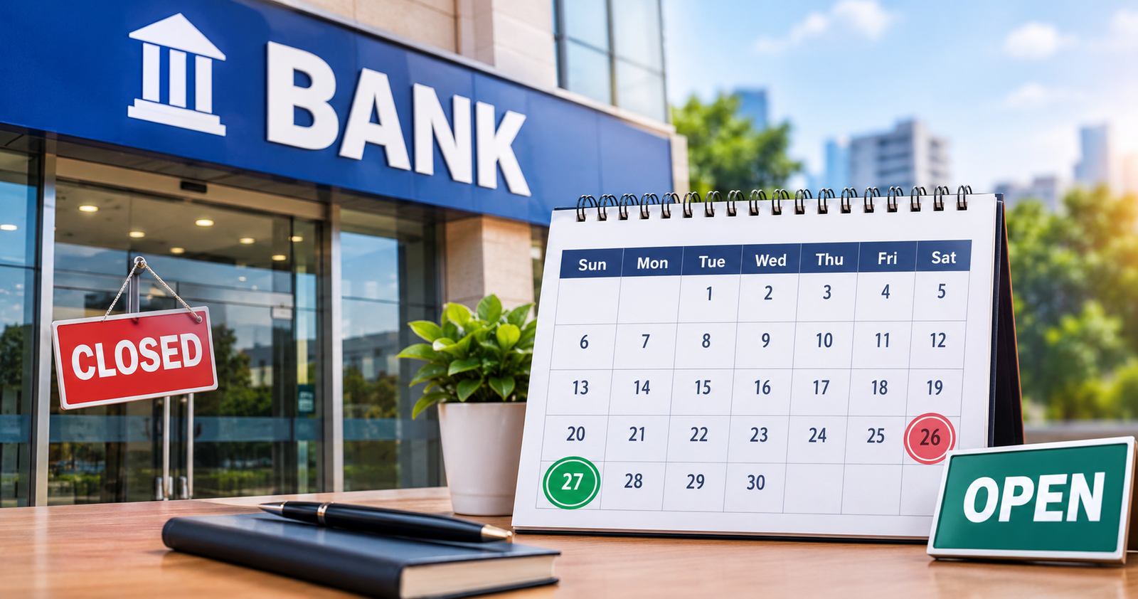 Bank Holiday September 27, 2026 Are Banks Open on Sunday