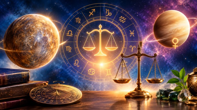 Mercury (Budh), known in Vedic astrology as the planet associated with intelligence, communication, reasoning, business and decision-making, entered Libra on September 26, 2026