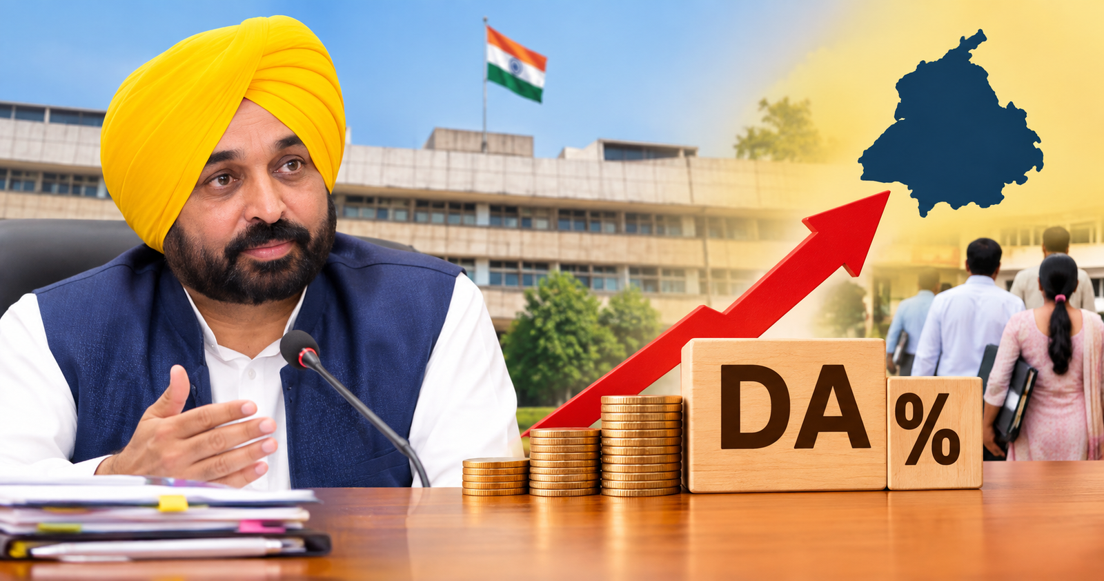 Punjab Government Announces 8% Dearness Allowance (DA) Hike for Employees and Pensioners: DA to Reach 50%