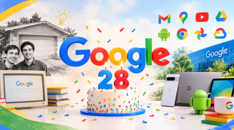 Google Turns 28: From a Stanford Research Project to a Global Tech Giant