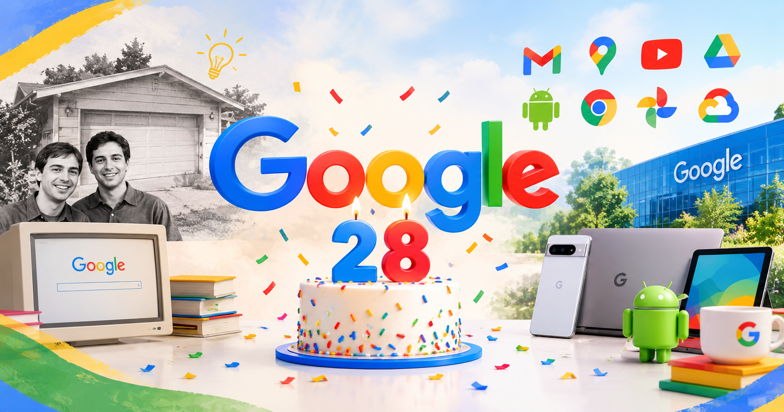 Google Turns 28: From a Stanford Research Project to a Global Tech Giant