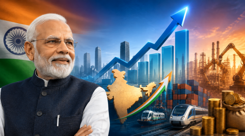 India Records 7.8% GDP Growth PM Modi Hails Strong Numbers and Calls for Swadeshi Push