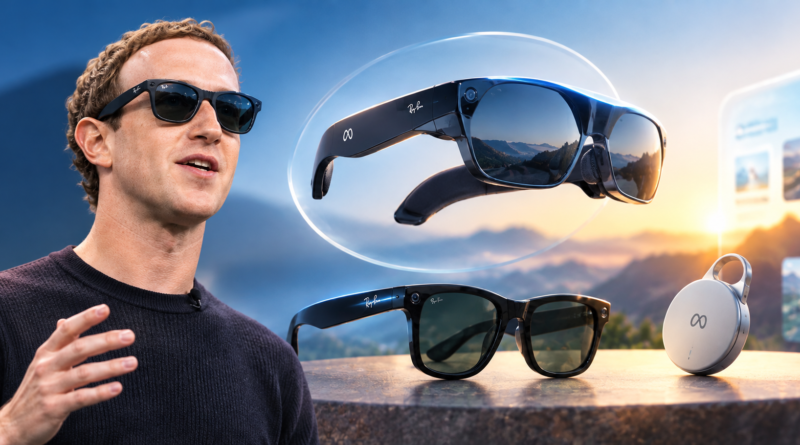 Meta Unveils $1,299 VR Glasses and Muse Charm as Zuckerberg Pushes AI Wearables