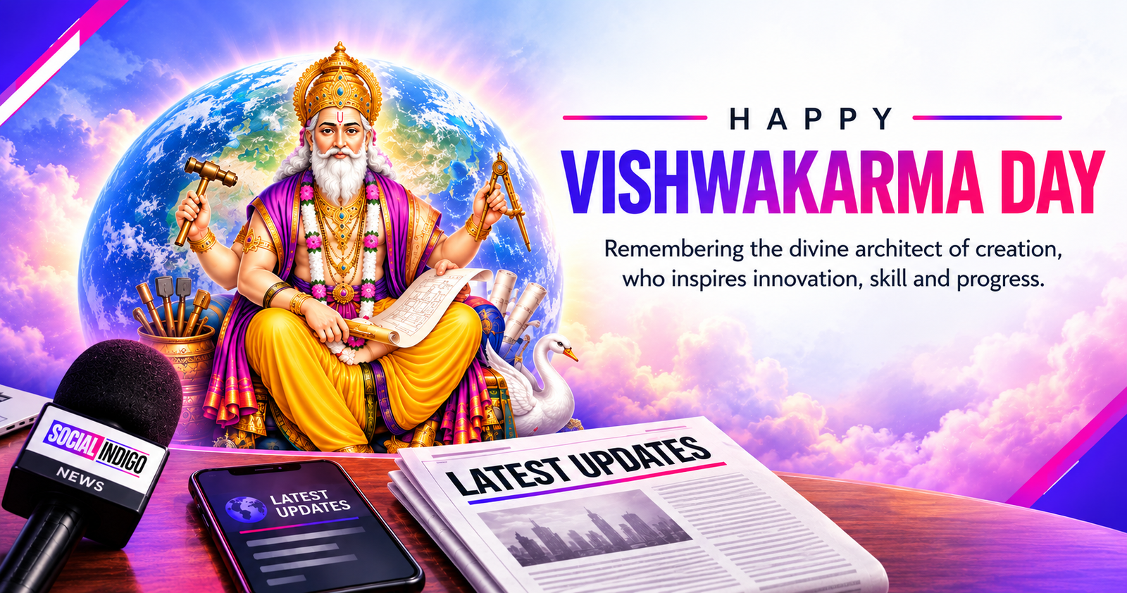 Vishwakarma Puja 2026 Today: Shubh Muhurat, Puja Vidhi, Samagri and Rahu Kaal